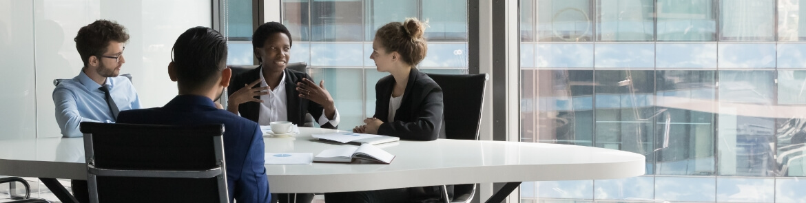 People working together in an office